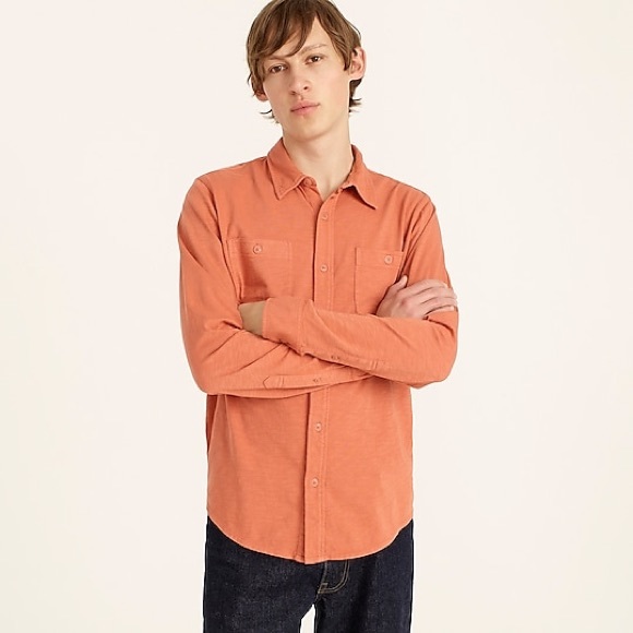 NWT JCrew Garment-dyed Harbor workshirt - Picture 2 of 4